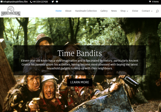 Handmade Films website screenshot