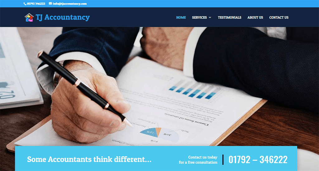 TJ Accountancy website