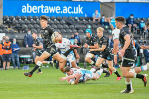 Guinness PRO14 Rainbow Cup match between Ospreys and Cardiff Blues at the Liberty Stadium in Swansea, Wales, UK.