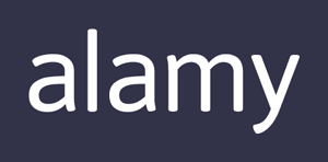 Alamy logo white
