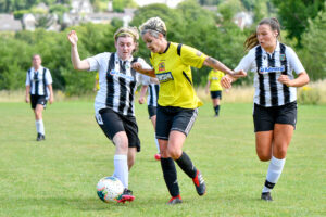 Pontardawe Town Ladies v Caerphilly Castle Ladies - South & West Women Combined League - Parc Ynysderw, Pontardawe, Wales, UK.