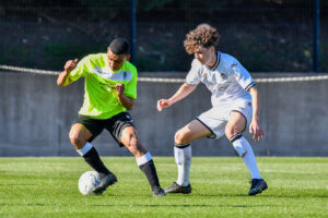 Action from the Professional Development League game between Swansea City Under 18s and Colchester United Under 18s