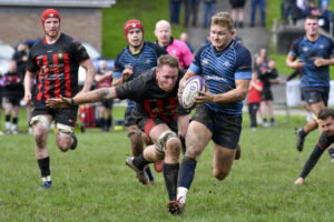 Trebanos v Maesteg Quins - WRU Admiral Championship West - The Park, Trebanos, Wales, UK.