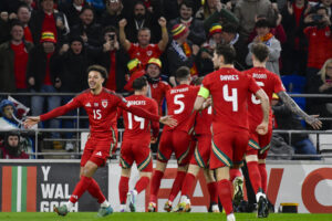 Wales v Finland - UEFA EURO 2024 Play-Off Semi-Final - Cardiff City Stadium, Cardiff, Wales, UK.