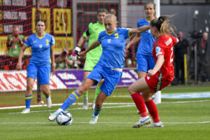Wales v Ukraine - UEFA Women's EURO 2025 Qualifiers - Parc y Scarlets, Llanelli, Wales, UK.
