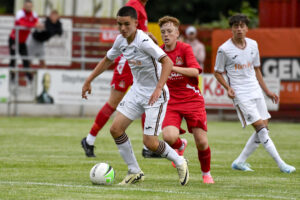 Briton Ferry Llansawel v Swansea City Under 18 - Friendly - Old Road, Briton Ferry, Wales, UK.