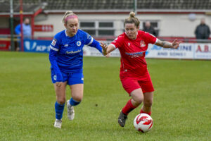 Briton Ferry Llansawel Women v Cardiff City Women - Genero Adran Premier - Old Road, Briton Ferry, Wales, UK.