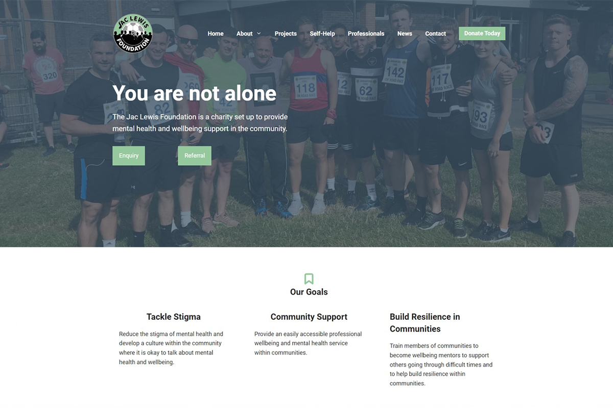 Jac Lewis Foundation website