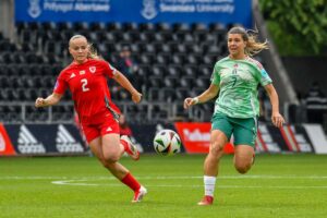 Wales v Italy - UEFA Women's Nations League 2024/25 Group A4 - Swansea.com Stadium, Swansea, Wales, UK.