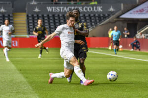 Swansea City v FC Lorient - Friendly - Swansea.com Stadium, Swansea, Wales, UK.