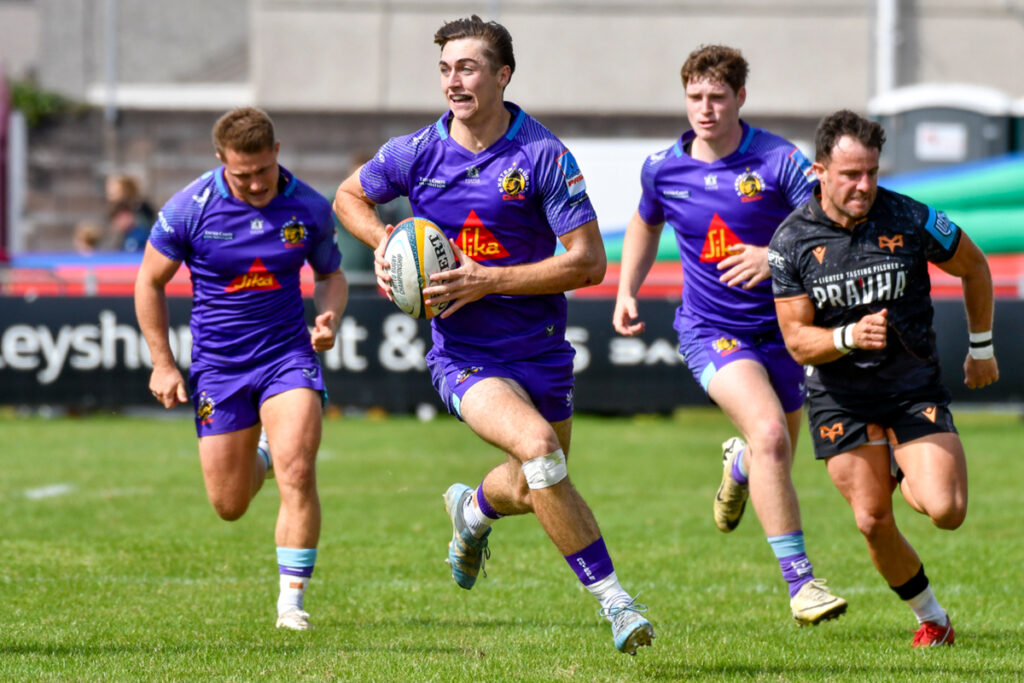 Ospreys v Exeter Chiefs - Pre-season Friendly - Brewery Field, Bridgend, Wales, UK.