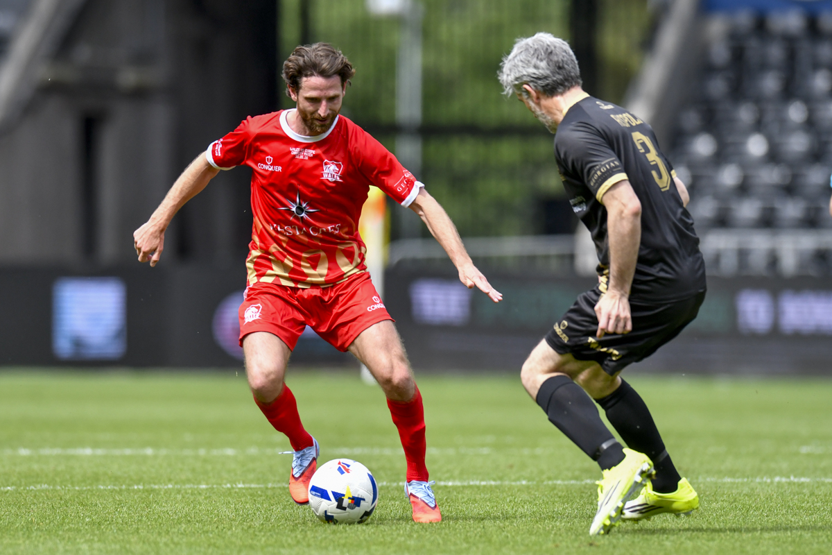 Wales v Europe - Charity Match - Swansea.com Stadium, Swansea, Wales, UK.