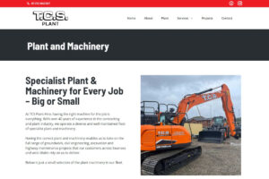 TCS Plant Hire Limited website